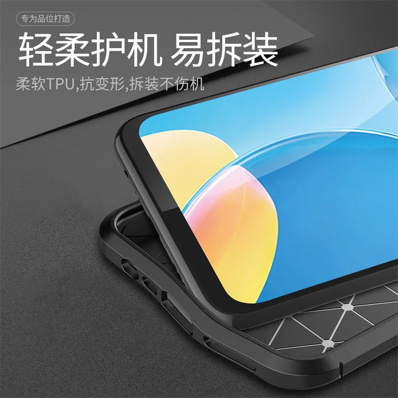 Cover For OPPO A16K Case For OPPO A16K Capas Back Shockproof Armor Bumper Luxury Soft TPU Leather For Fundas OPPO A16 A16K Cover
