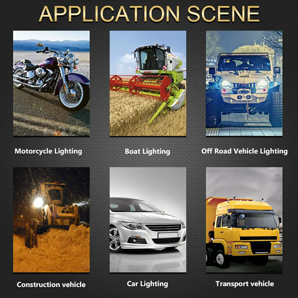 6D объектив СВЕТОДИОДНЫЙ светильник 12V 24V для вождения рабочий свет s Barra Led 4x4