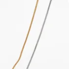 Гипоаллергенная змея серебряного цвета для браслетов, 2 метра, нержавеющая сталь 316L, 0,9, 1,2, 1,5 мм