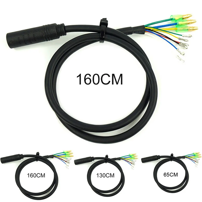 

9Pin Motor Extension Cable 65/130/160CM Ebike Wheel Hub Extension Cord For Bafang Front Rear Wheel Hub Motors Ebike Accessories