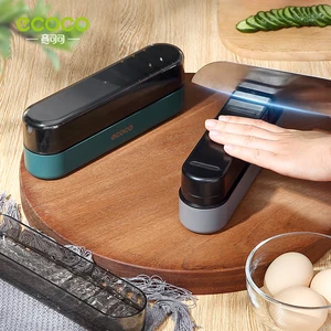 ecoco sharpener household quick sharpener whetstone stick sharpening kitchen knife kitchen gadget sharpener 4 stage type free global shipping