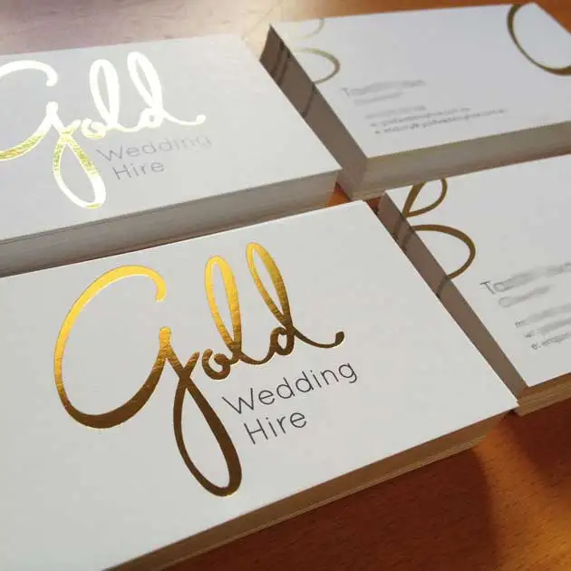

Free design custom logo printing 700gsm thickness business cards rose gold foil stamping paper cards colored edge