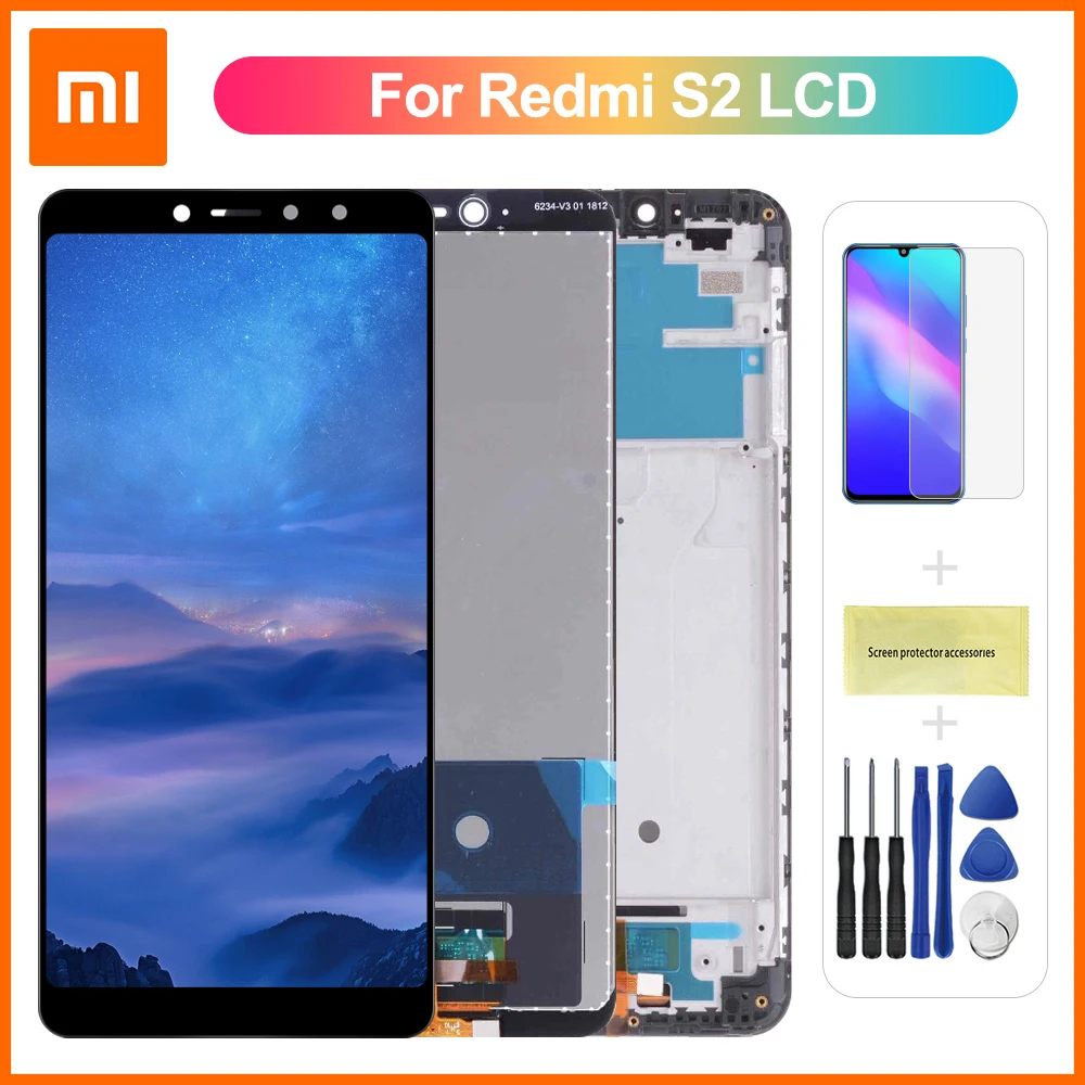 5 99 ''для Redmi S2 ЖК экран + сенсорный дигитайзер для сборки запасные части Xiaomi