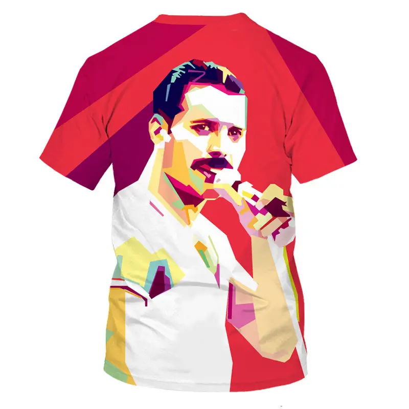 Freddie Mercury The queen Band Футболка Мужская Хип-Хоп рок хипстерская футболка повседневные футболки harajuku Top TeesStar футболка Размер S-6XL