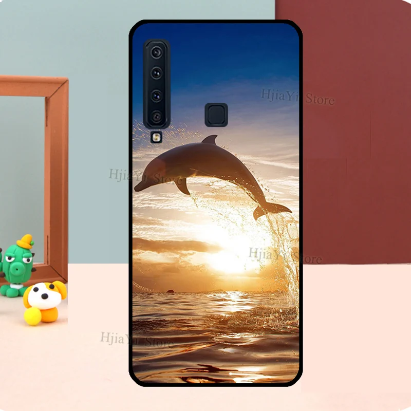 Sea Animal Cute Dolphin For Samsung Galaxy J7 J3 J5 2017 A3 A5 2016 J4 J6 A6 A8 Plus J2 Core J8 2018 Phone Case images - 5