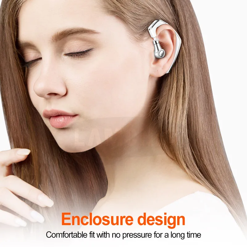 Новейшие деловые Bluetooth наушники с микрофоном, беспроводные наушники, bluetooth-гарнитура для вождения автомобиля