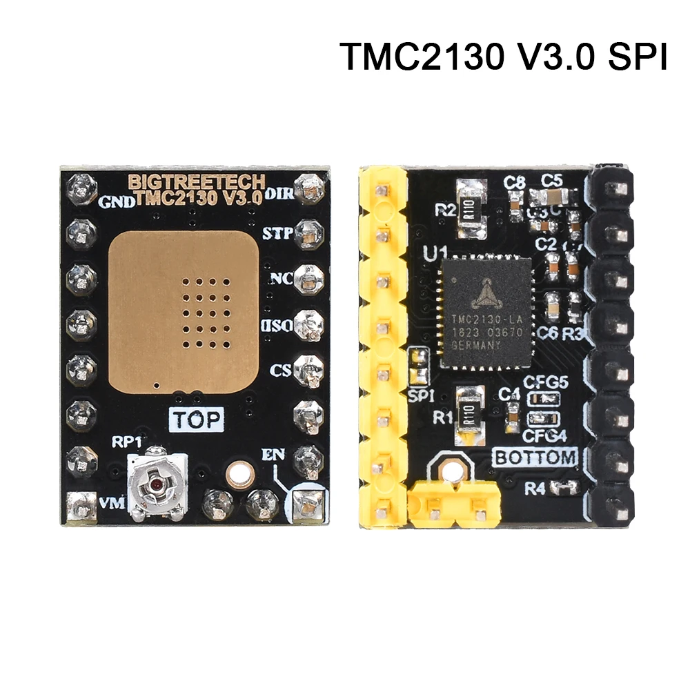 TMC2130 V3.0 SPI 5 шт. TMC2209 UART TMC2208 TMC2130 SPI TMC5160 TMC5161 Драйвер шагового двигателя для 3D-принтера SKR V1.3 PRO MINI MKS GEN Reprap - Цвет: TMC2130 V3.0 SPI