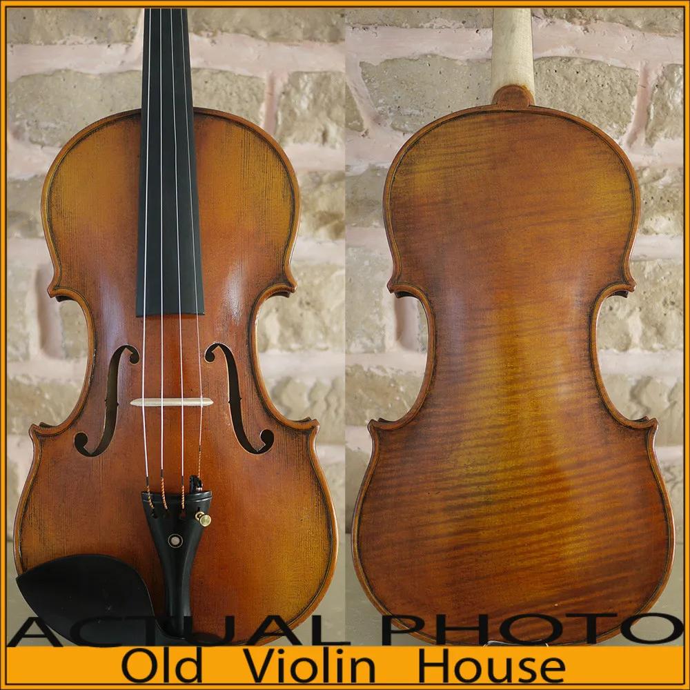 Модель скрипки 100% ручной работы Антонио Страдивариус античный лак чехол для лук