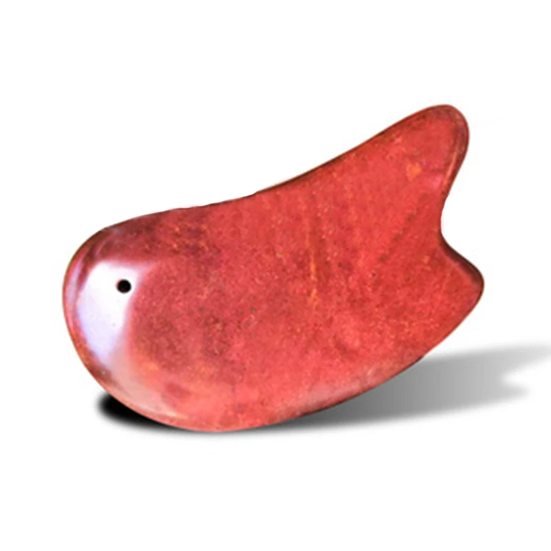 

Новая натуральная доска для лица гуаша, красный бианьян, обсидиановый камень для лица, спины, тела, терапия, массаж гуаша, инструмент для ухо...