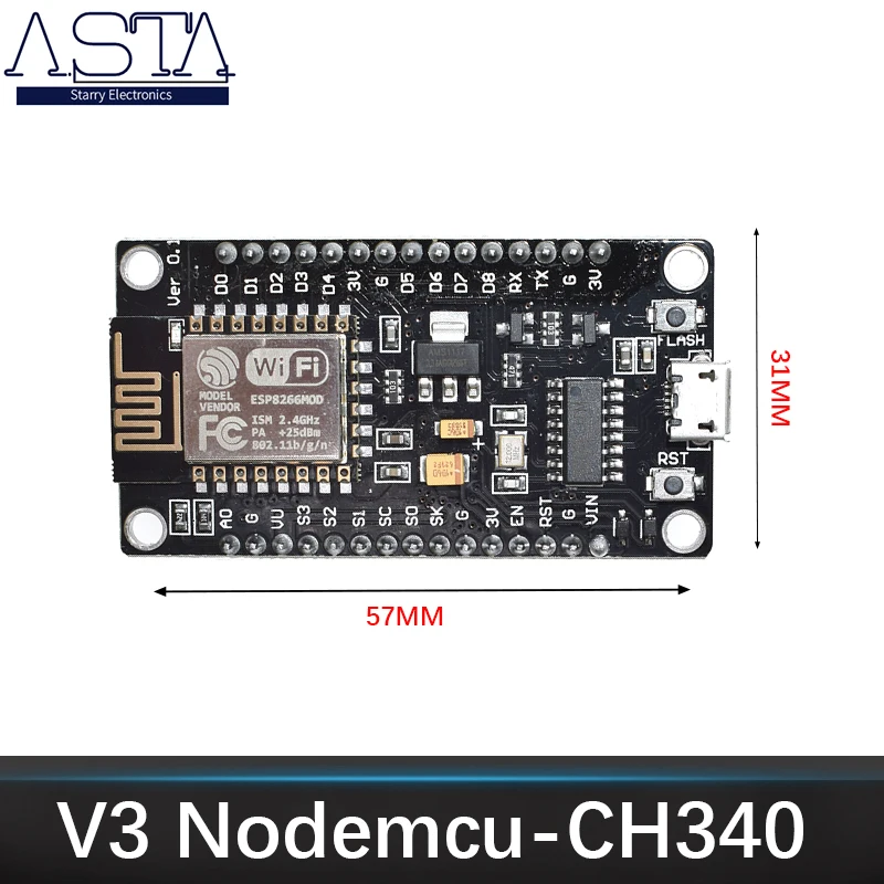 Беспроводной modul CH340/CP2102 NodeMcu V3 V2 Lua WIFI Интернет дер Dinge entwicklung доска basierend ESP8266 ESP-12E mit