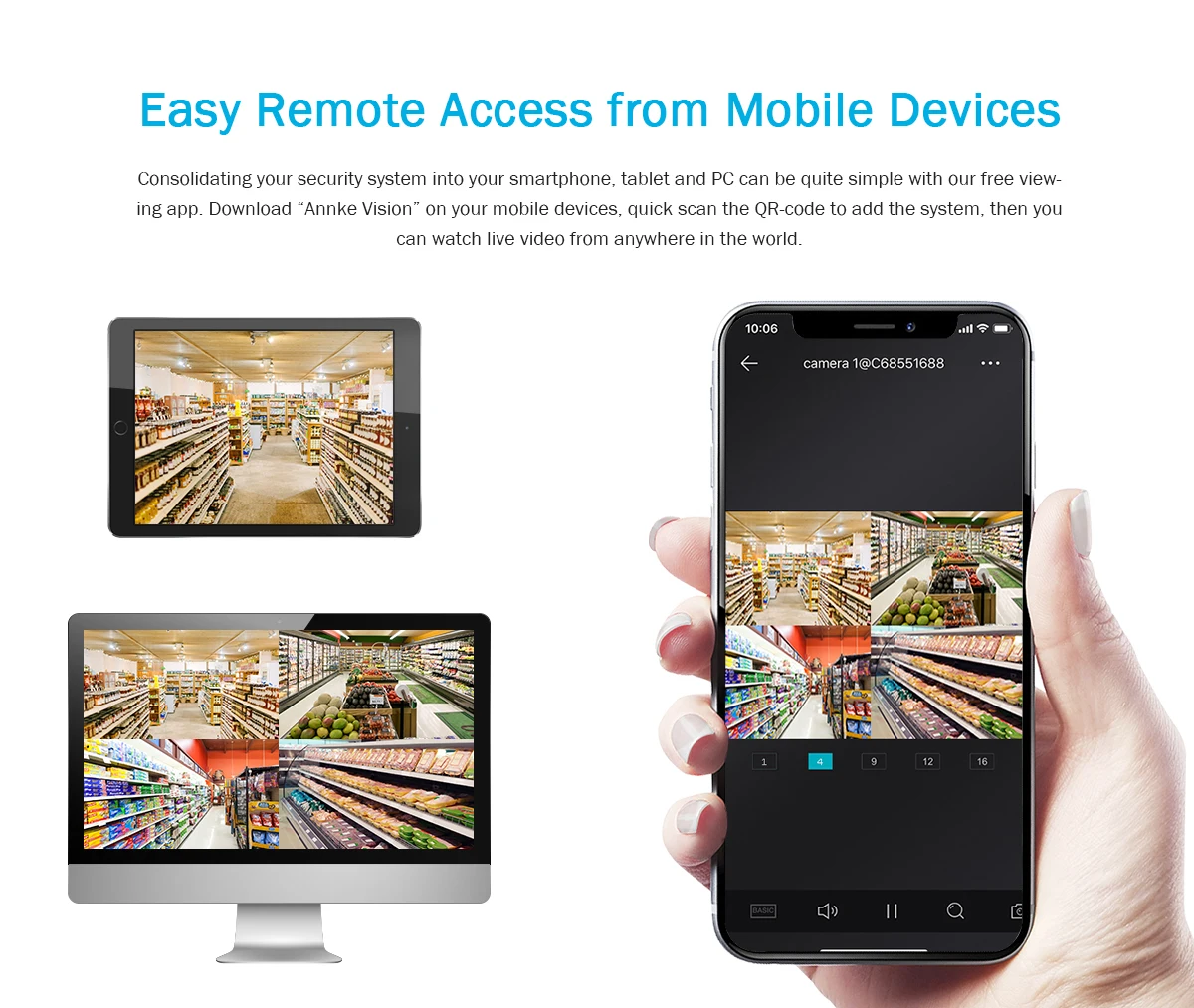 ANNKE 4K 8CH HD ультра четкие кадры CCTV системы безопасности 5в1 H.265 DVR с 8 шт. 8MP Открытый Всепогодный домашний видео комплект