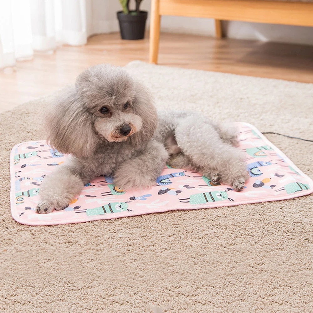

Pet Heating Pad Dog Cat Waterproof Electric Heating Mat Heater Warmer Mat Bed Blanket NEW