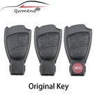 Чехол для автомобильного пульта дистанционного управления QWMEND для Mercedes Benz C E ML S SL SLK CLK AMG, 3 кнопки