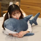 Плюшевая игрушка-подушка в виде животного, 140, плюшевая игрушка Акула