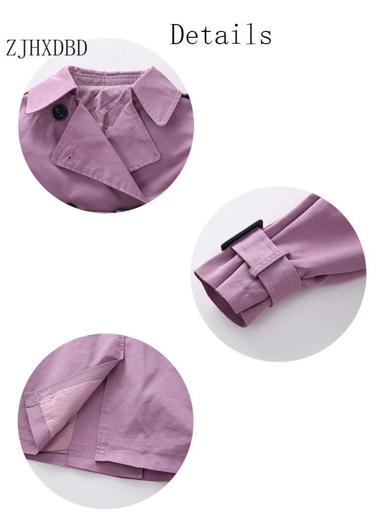 

Baby Girls Windbreaker Kid Jacket Girl's Trench Toddler Girl Coats Autumn Wind Dust Outerwear Kids School Wear Children Clothing