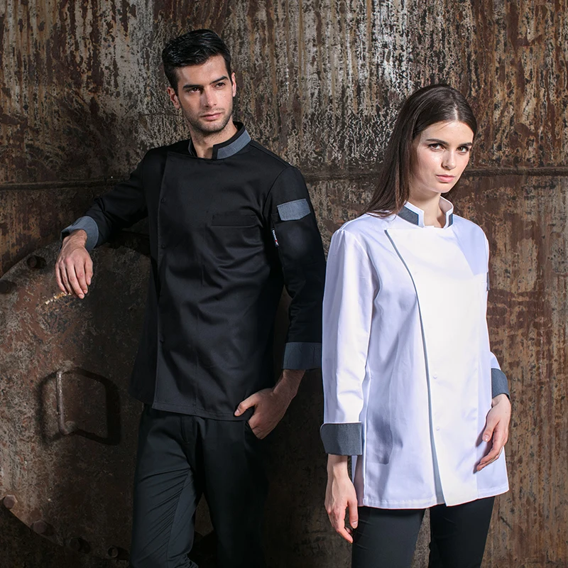 Форма шеф повара с длинным рукавом для ресторана унисекс 2020|kitchen clothing|chef clothesfood