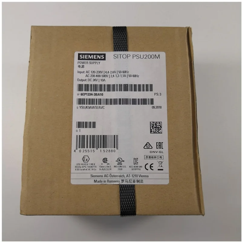 

6EP1334-3BA10 POWER SUPPLY 24 V/10 A SITOP PSU200M