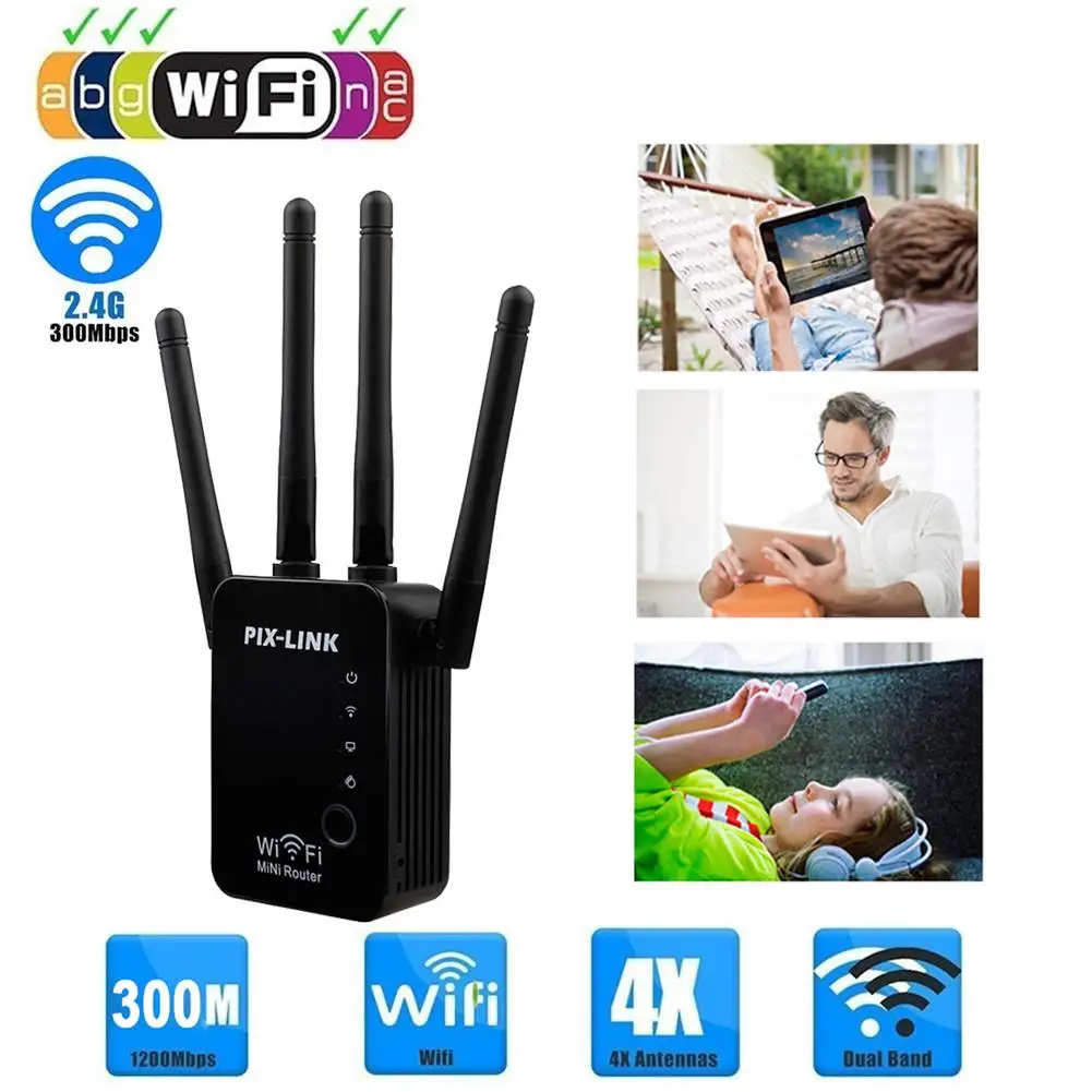 Повторитель Wi-Fi WR16 2 4 ГГц 300 Мбит/с | Компьютеры и офис