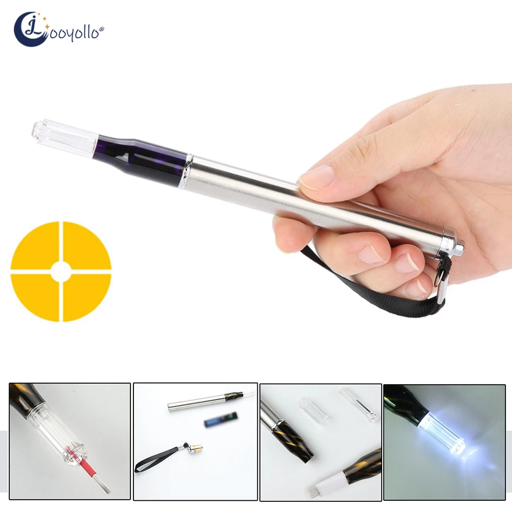 

LED Light Disposable Microblading Pen Eyebrow shape embroidery blade needles Makeup Hand Tool Practice Supply Accessory