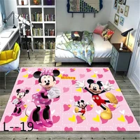 mickey minnie mat dining room carpet rugs bedroom door mat wood board print carpets kitchen for living room playmat