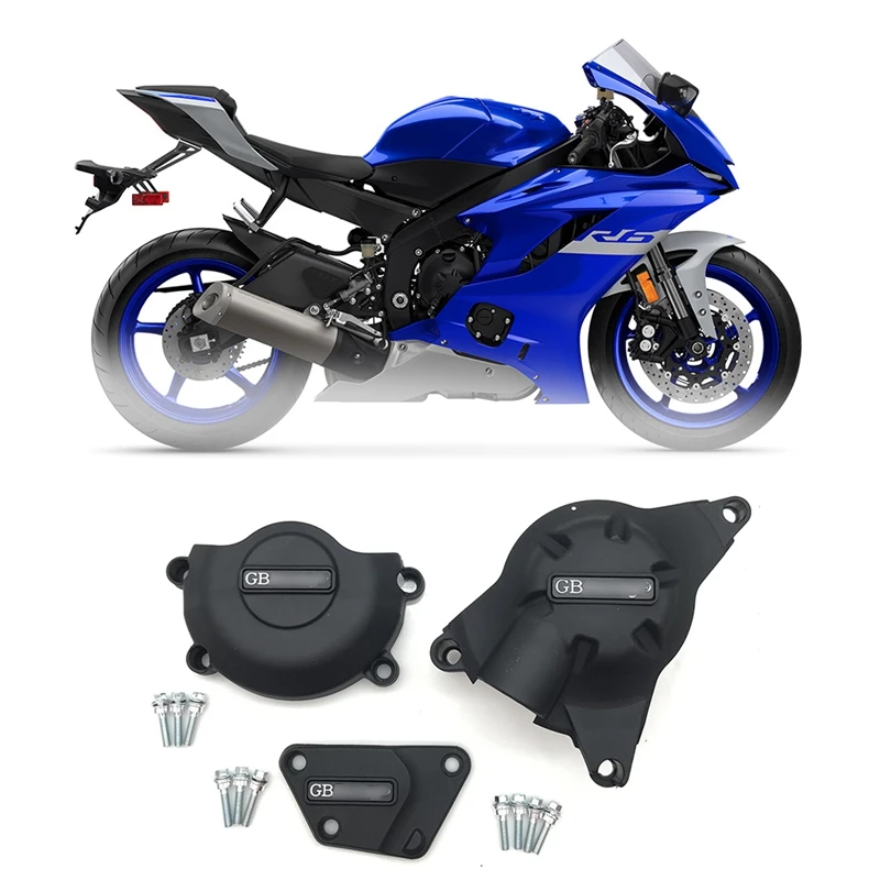 

NEW-Motorcycles Engine Cover Protection Case for YAMAHA YZF600 YZF-R6 2006-2020 for GB Racing