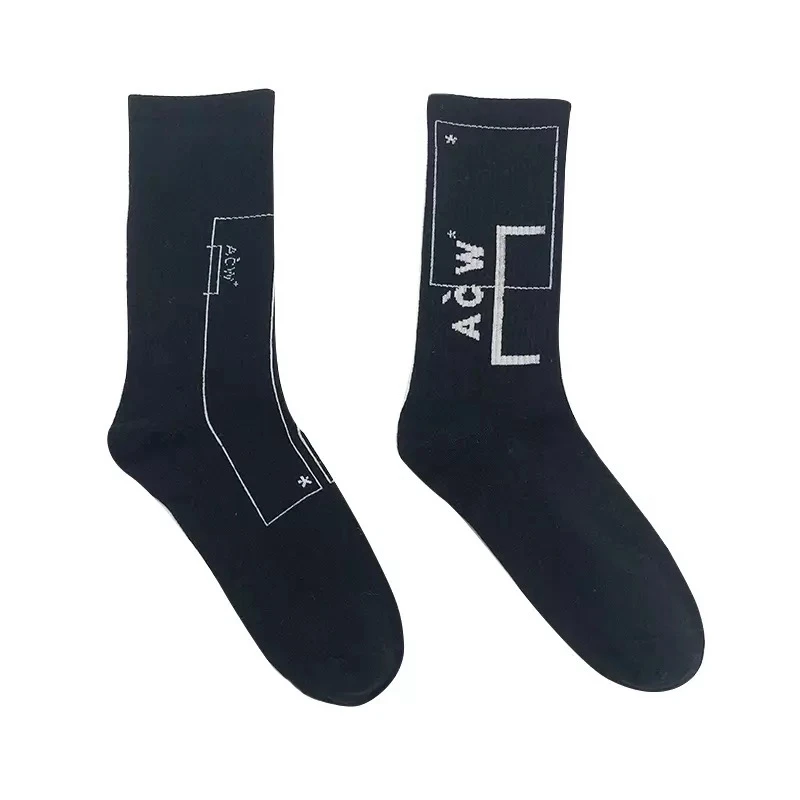 

a cold wall ACW socks industrial wind striped letters solid color pure cotton tube socks men and women trendy socks