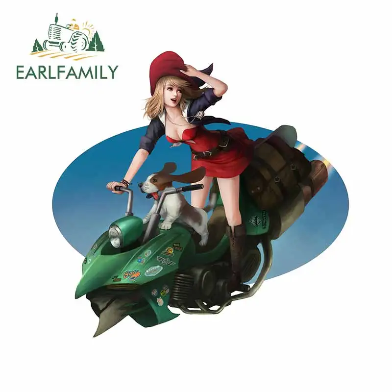 EARLFAMILY 13 см x 12 5 для девочек тонкая наклейка прикуса царапин автомобильные