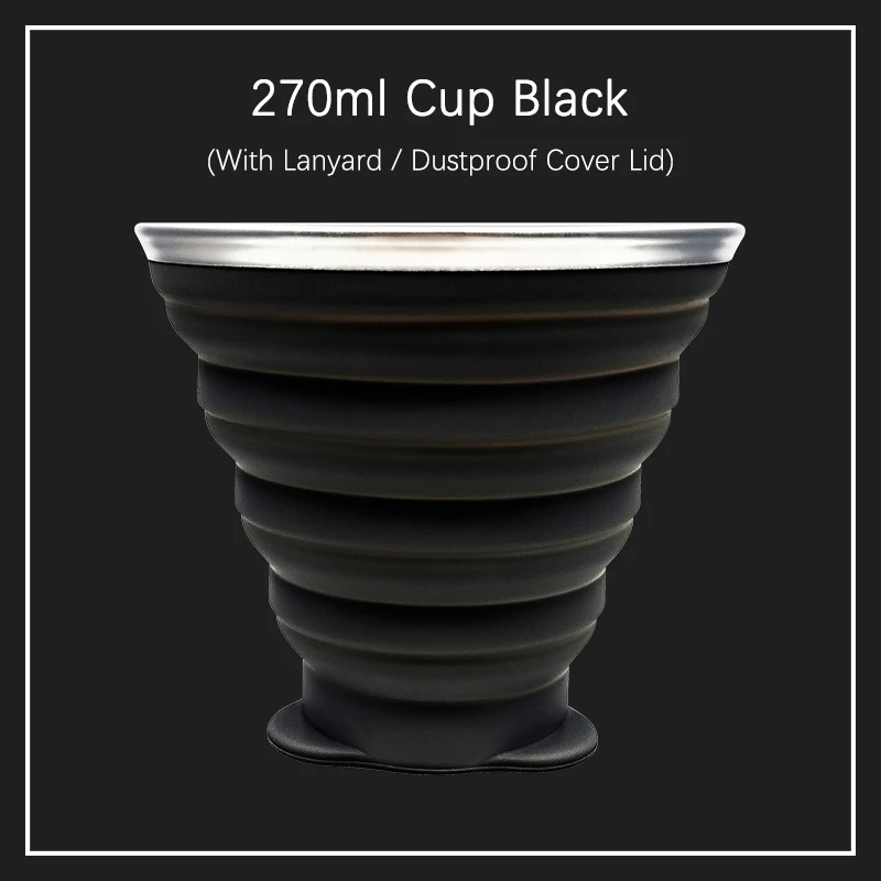 

Складная силиконовая чашка ME.FAM 270 мл