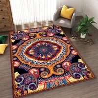non slip mandala style floral pattern kitchen rug floor mat living room balcony bathroom bedroom carpet home doormat decoration