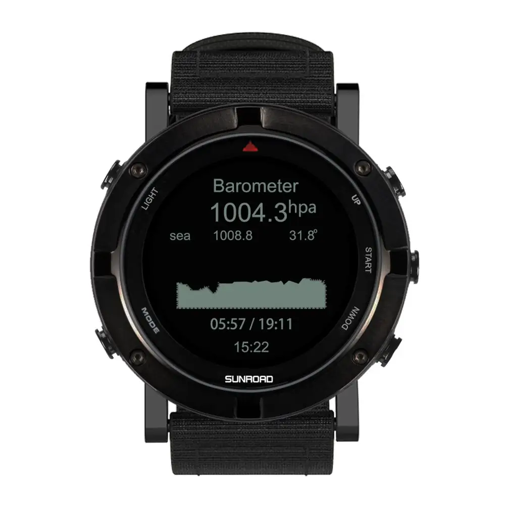 Смарт-часы мужские спортивные с GPS пульсометром альтиметром компасом и