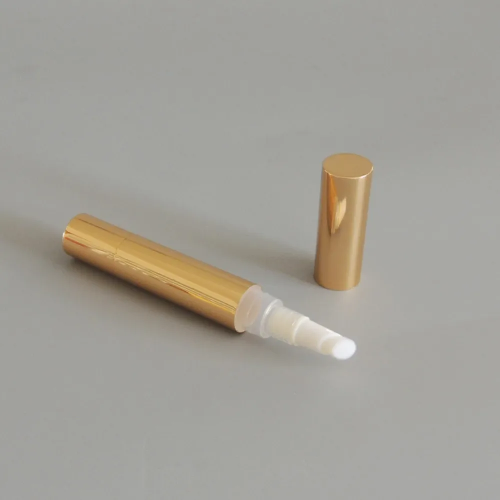 Золотой блеск для губ крем/Тушь ресниц/жидкость роста ресниц/отбеливающая трубка