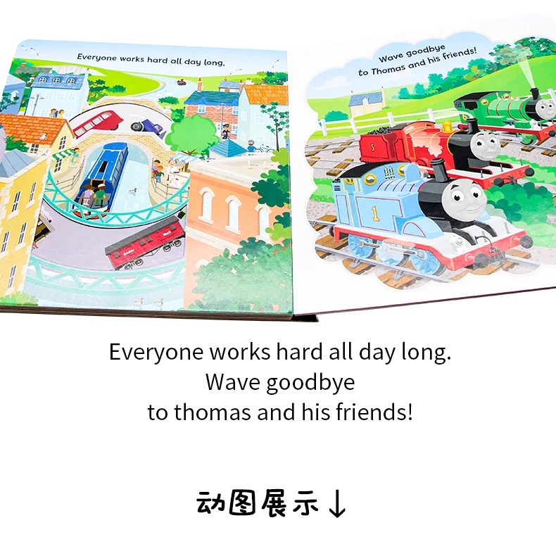 

Thomas and Friends Busy Railways Original English Children's Activity board Books