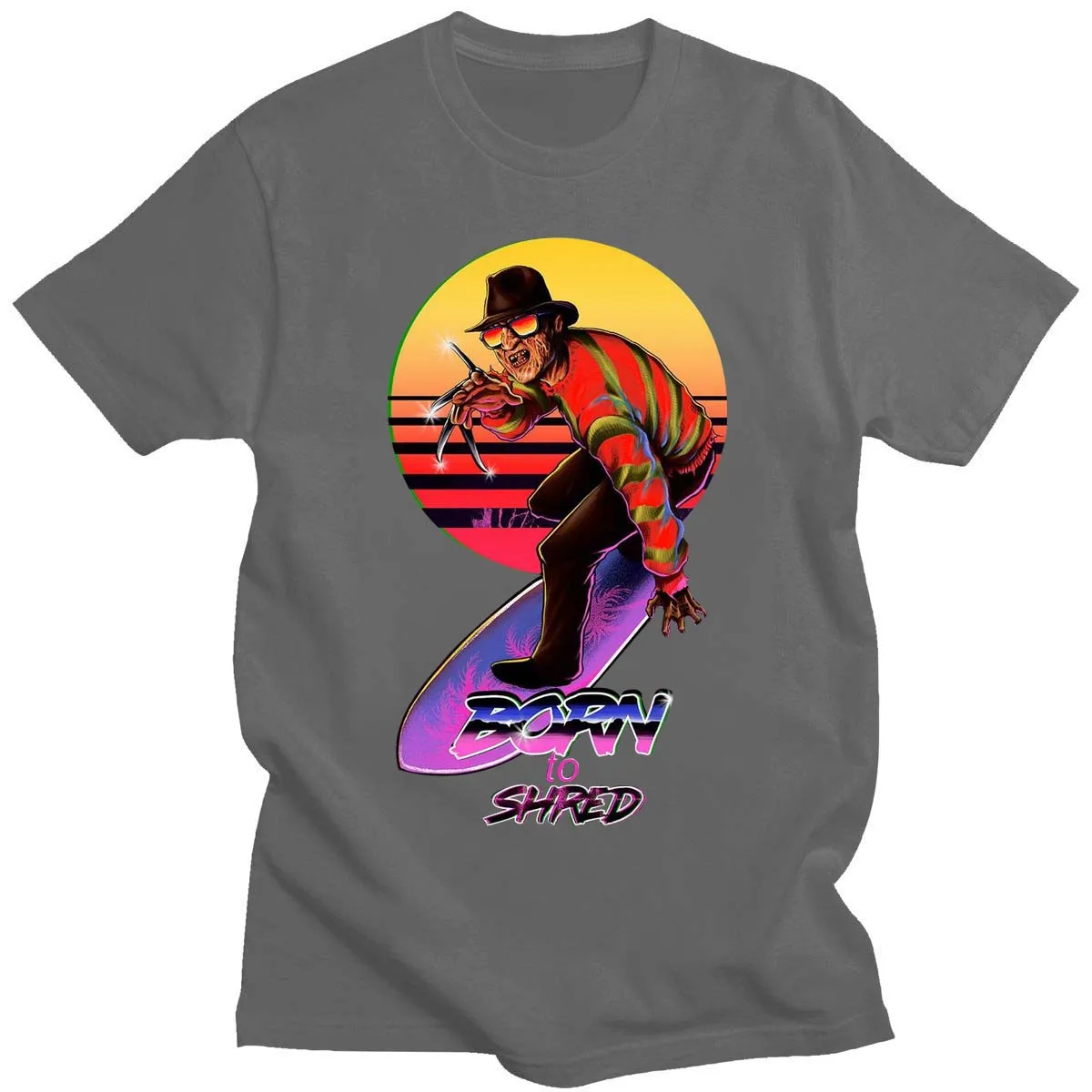 

Summer Surfing Anime Cartoon Pattern 3D Printing Fashion Round Neck T-shirt Pure Cotton Comfortable Can Not Afford The Ball