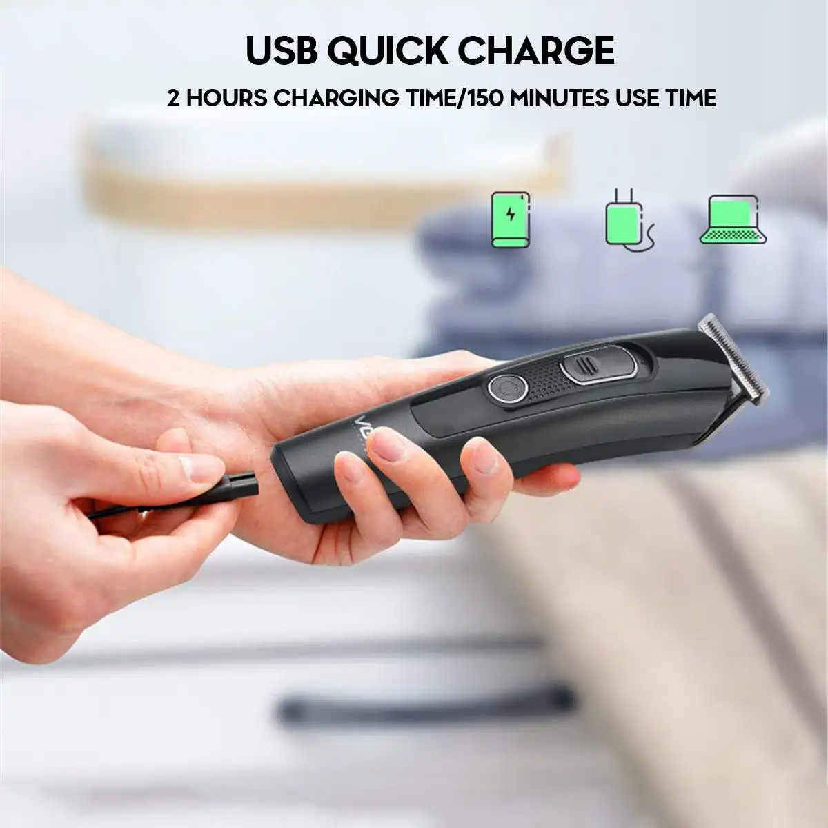 

professional hair trimmer waterproof 5 in1hair clipper electric hair cutting machine beard trimer body men haircut