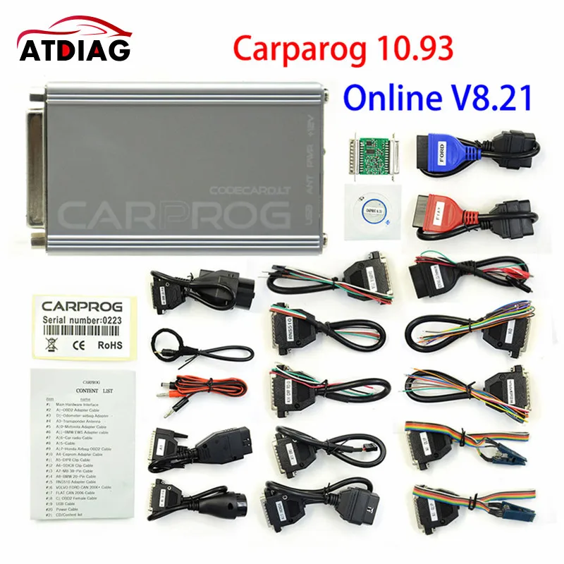 Универсальный чип автомобиля Carprog V8.21 инструмент для ремонта 8 21 с бесплатным