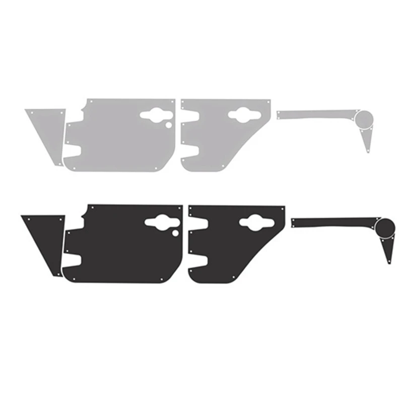 

Metal Door Decoration Guard Sheet Anti-Skid Plate for 1/10 RC Crawler Axial SCX10 III AXI03007 Upgrade Parts