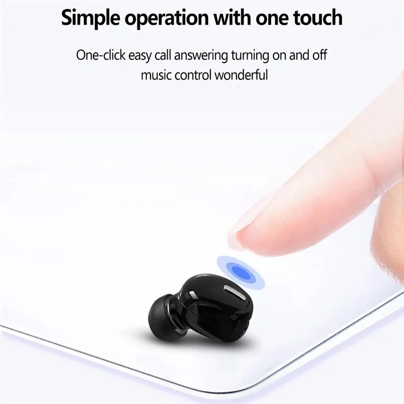 

X9 Mini In-Ear 5.0 Bluetooth Earphone Sport Gaming Headset with Mic Wireless Headphones Handsfree Stereo Earbuds For All Phones
