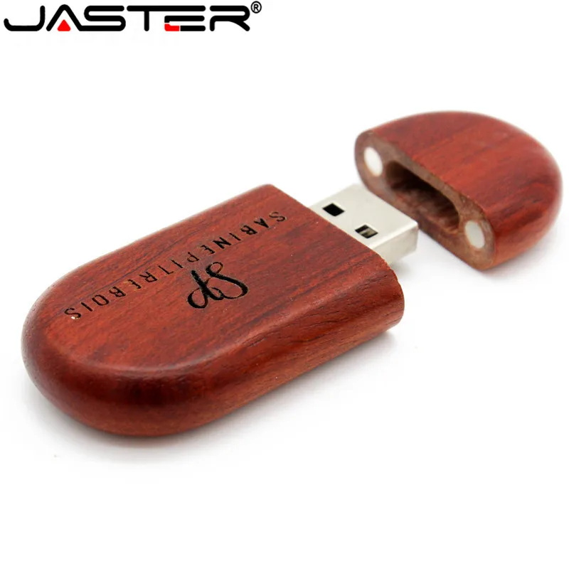 Usb флеш накопитель JASTER деревянный с логотипом клиента 8 32 Гб|USB флэш-накопители| |