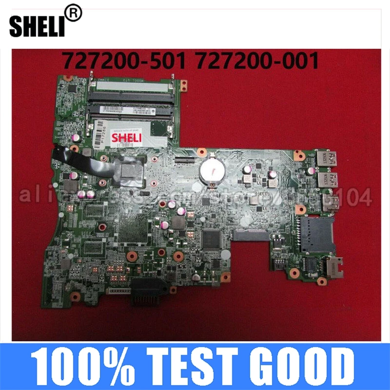 

727200-501 727200-001 FOR HP PAVILION TOUCHSMART 14-F 14Z-F Laptop Motherboard DA0U73MB6D0 REV:D A6-5200 notebook pc mainboard