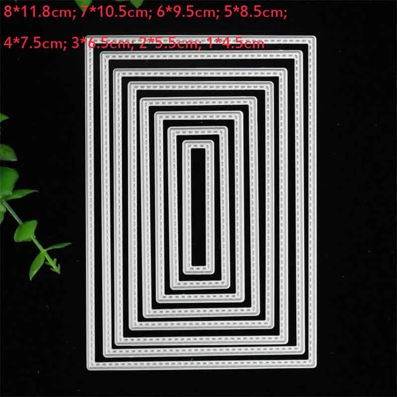 ZFPARTY квадратная круглая звезда рамка металлические штампы трафареты для сделай