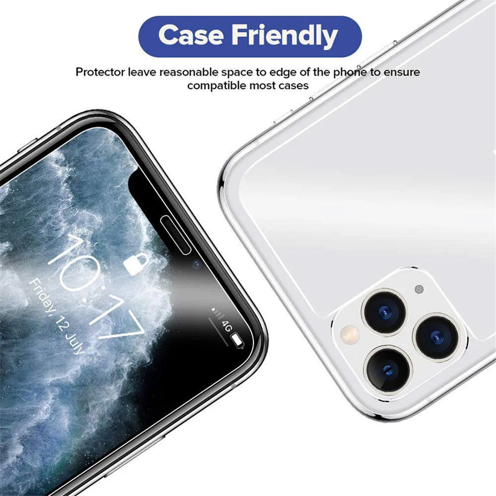 Для iphone X XS 11 Pro Max XR 7 8 Передняя Задняя полноэкранная защита из закаленного стекла