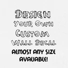 Дизайн свой собственный Заказная наклейка для стен настенный Декор для детской комнаты наклейки для детской комнаты самоклеющиеся виниловые пользовательские наклейка с цитатой дизайн CN001