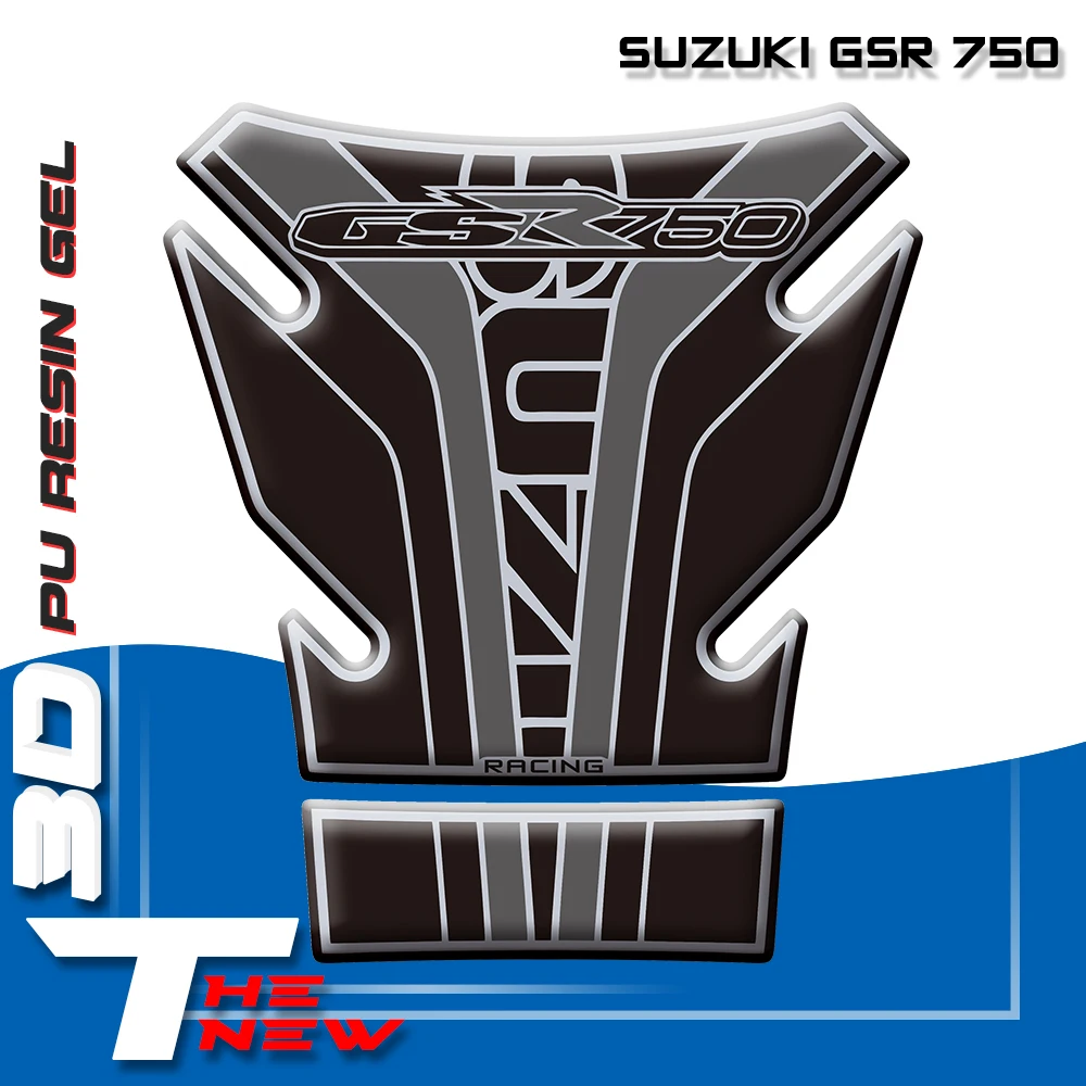 Мотоциклетная 3d-наклейка на бак с эмблемой Защитная Наклейка для Suzuki GSR 750 GSR750 2011 -