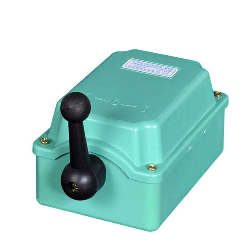 

Forward Stop Reverse Motor Waterproof switch QS-15 QS-30 QS-60 Changeover Switch 380V