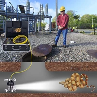 WP90D Endoscope Camera with DVR Function 360 Degree Rotation Checking 9 TFT LCD Monitor Industrial Pipe Wall Sewer Inspection