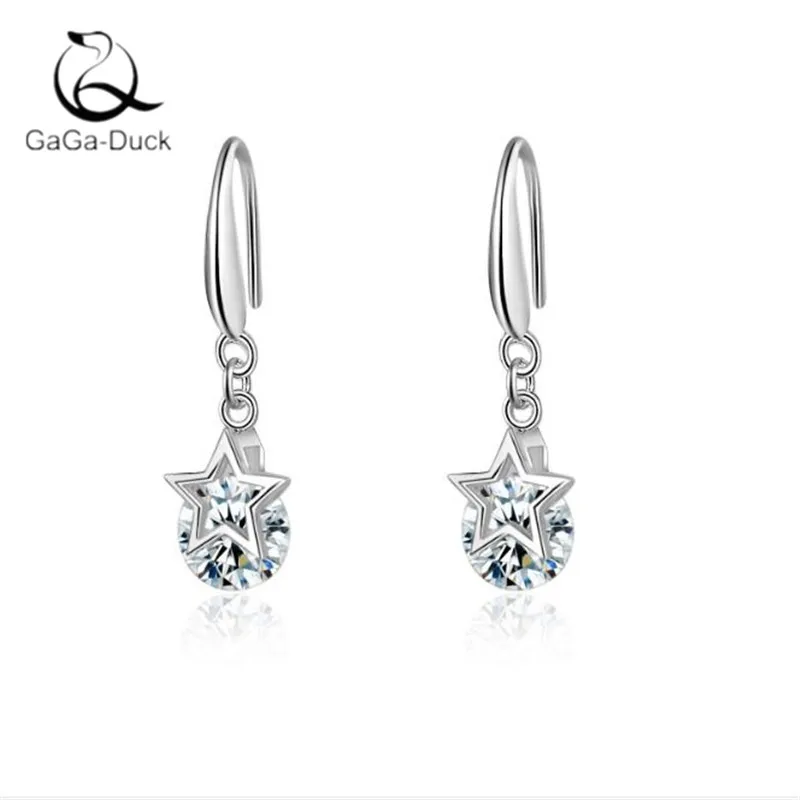 Новые Красивые темпераментные серьги-Крючки из стерлингового серебра 925 пробы