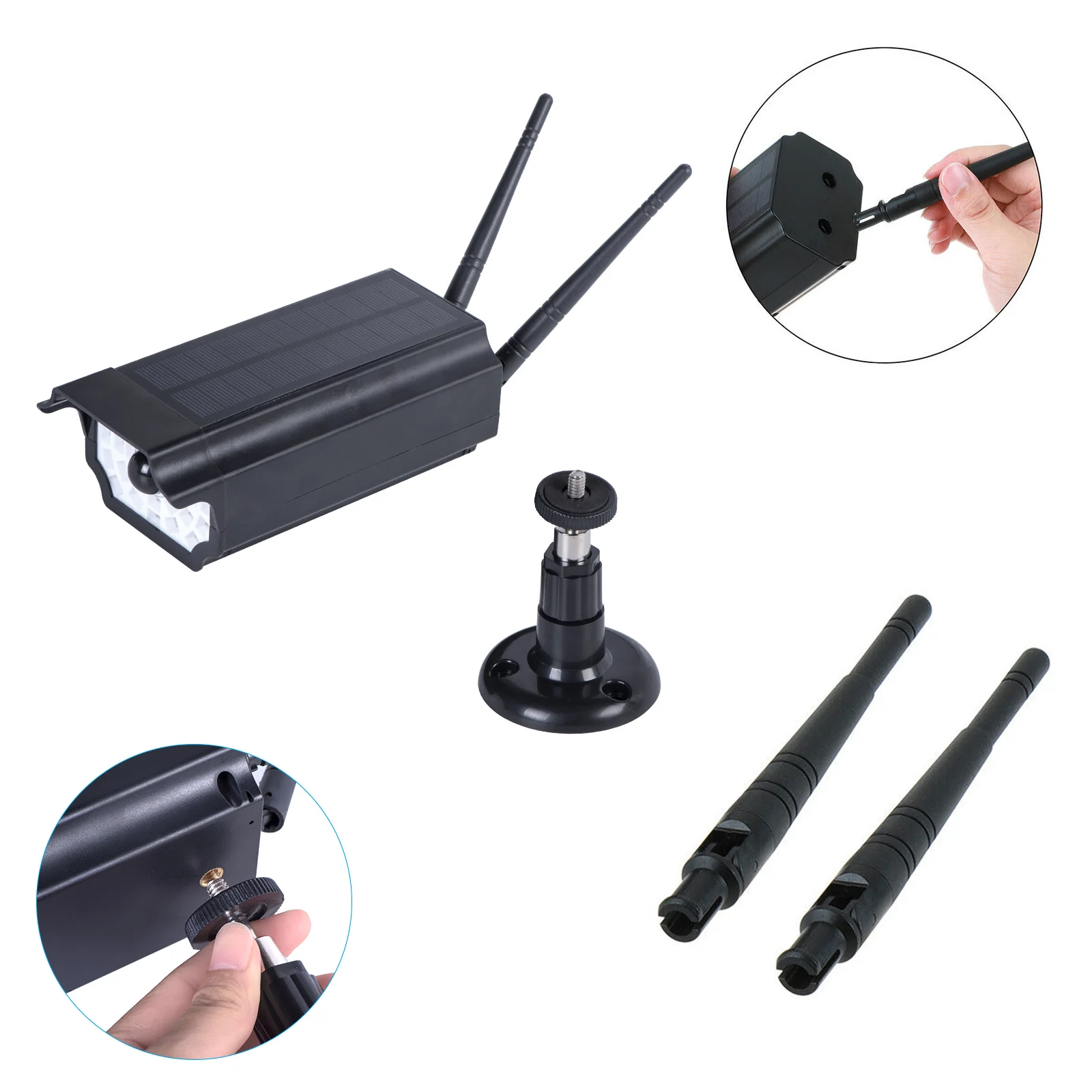 Фальшивая камера видеонаблюдения наружная наблюдения на солнечной энергии