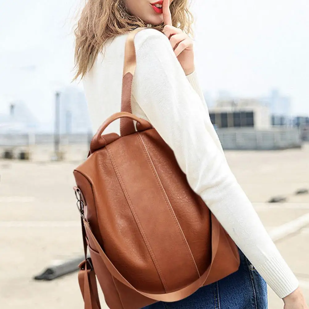 Женская модная повседневная Дорожная сумка из искусственной кожи с защитой от