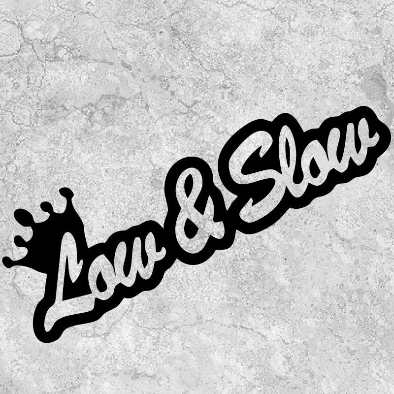 Низкая и медленная Автомобильная наклейка графические модные интересные