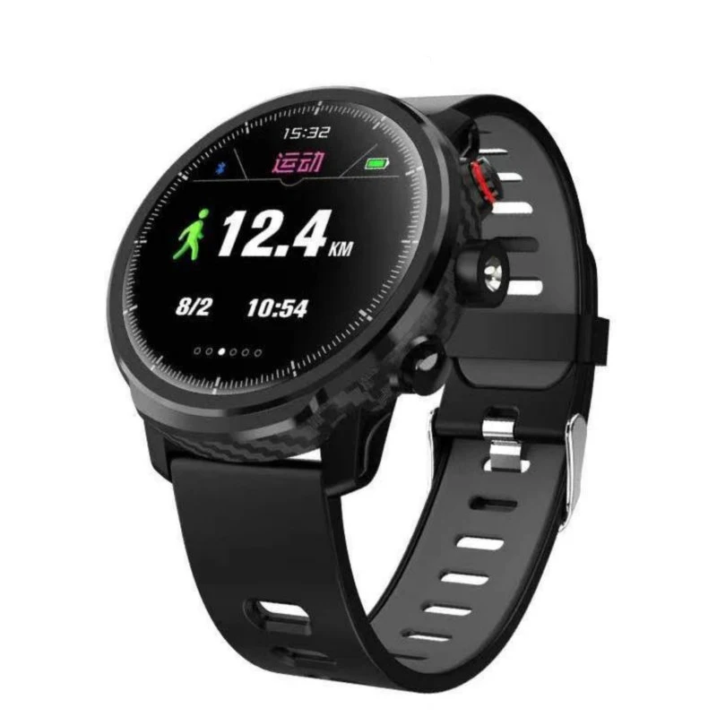Горячие L5 Смарт-часы водонепроницаемые мужские Смарт-часы Bluetooth браслет Android вызов напоминание о частоте пульса шагомер плавание Ip68 - Цвет: Черный